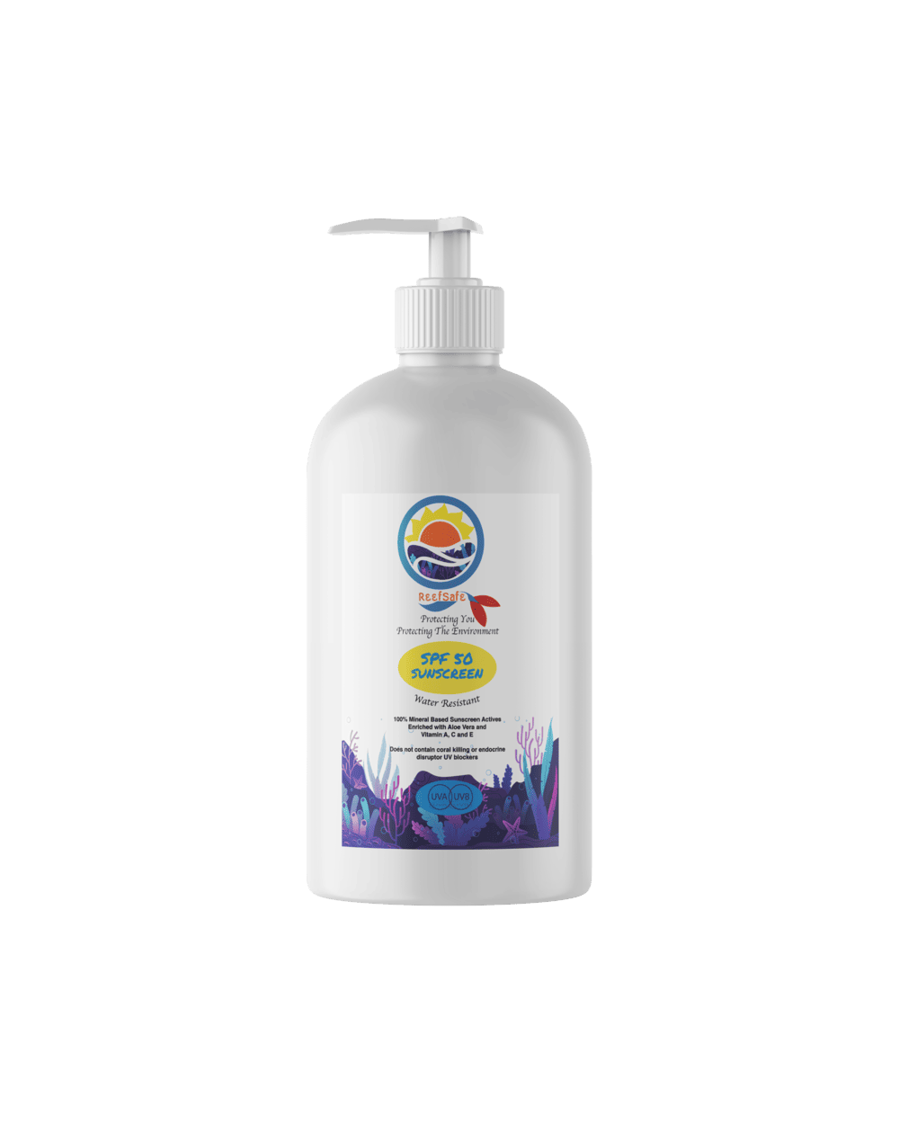 Kool-a-Sun Mineral SPF 50 WR80 1 Litre pump bottle