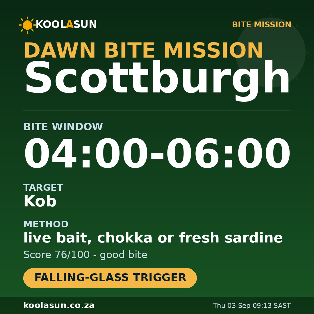 Scottburgh bite mission card