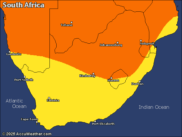 South Africa UV Index